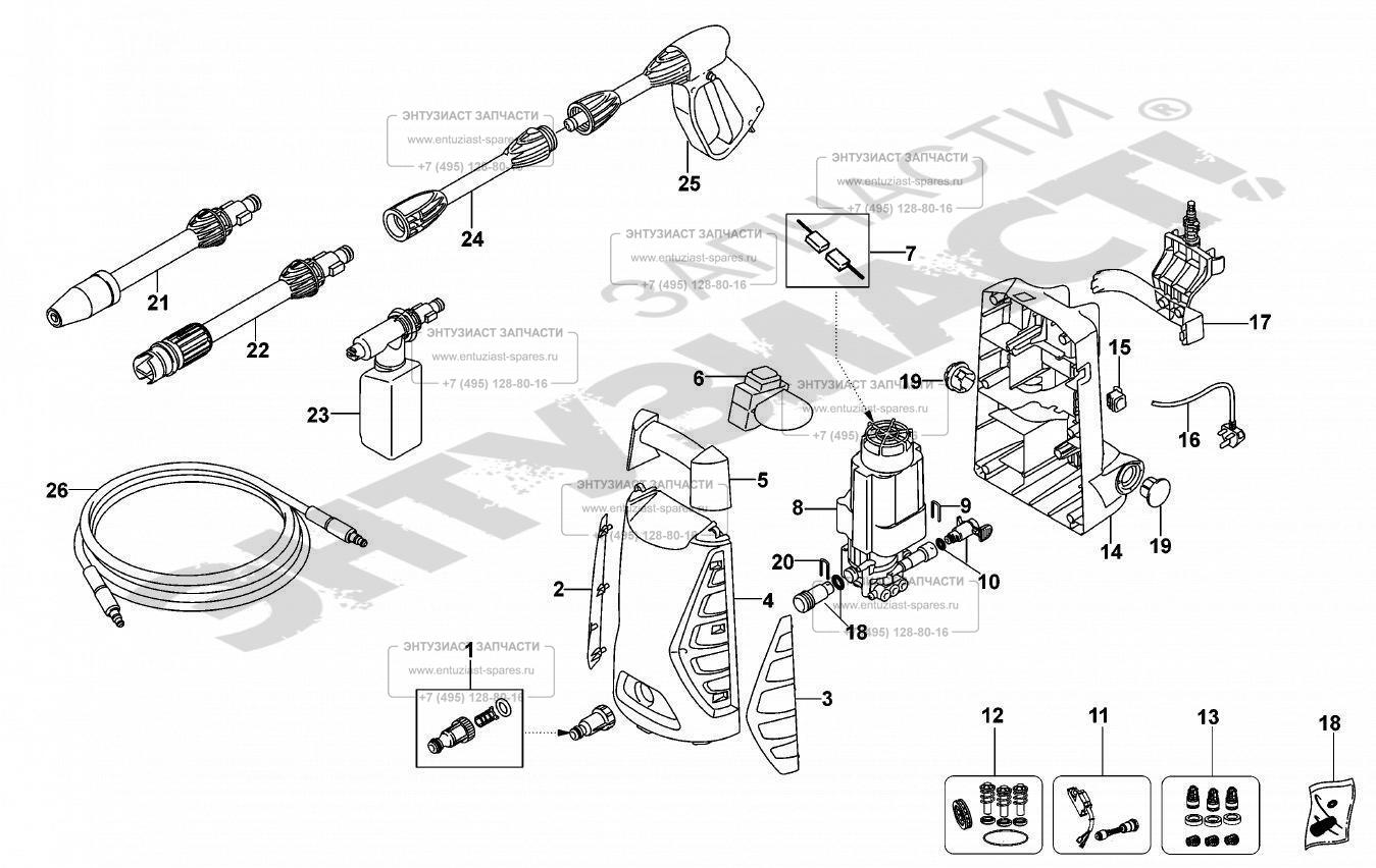 BLACK AND DECKER PW1300 TYPE