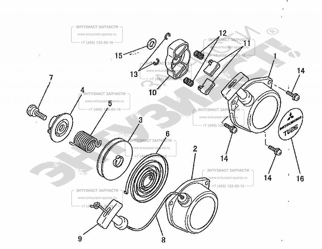 Mitsubishi tu26 запчасти