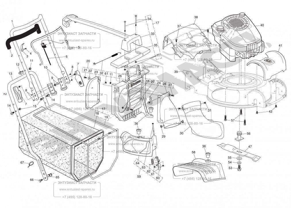 Husqvarna r 145 двигатель