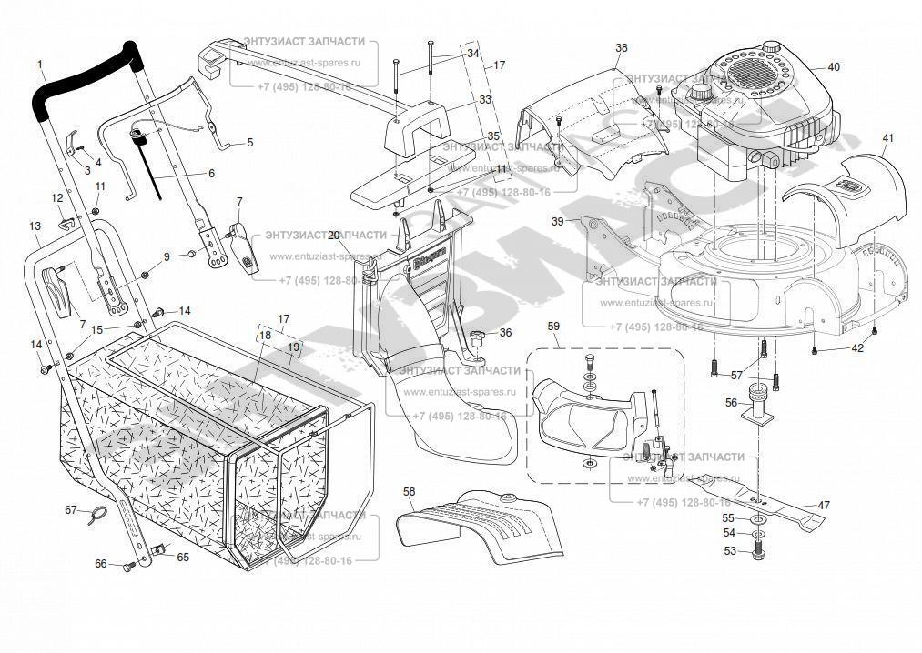 Husqvarna r 145 двигатель