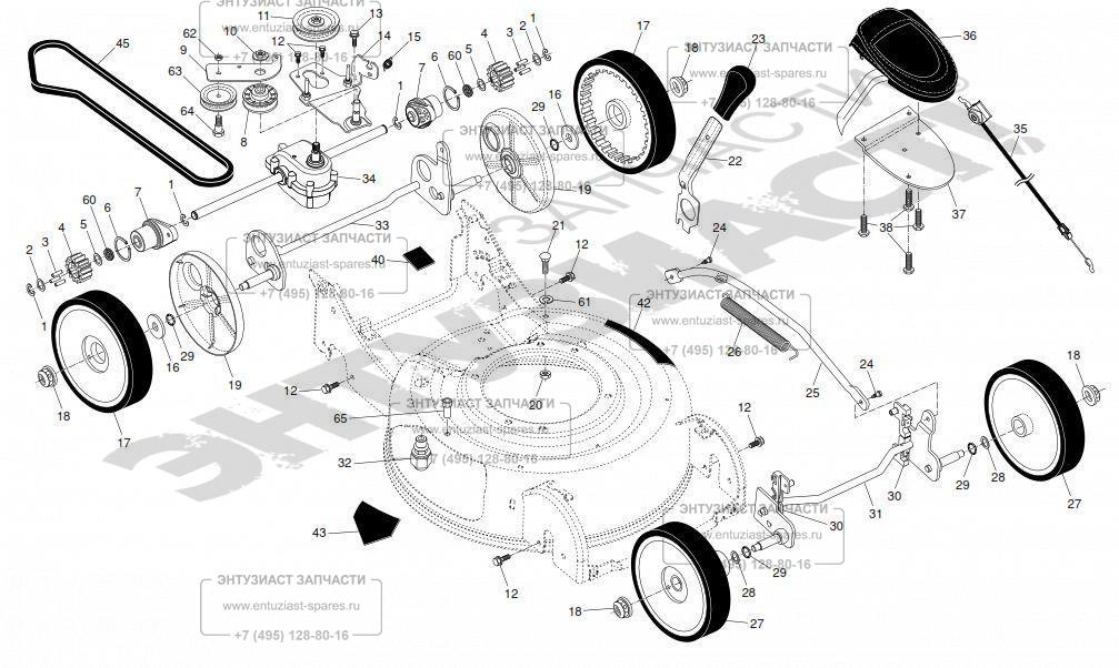 Husqvarna r 145 двигатель