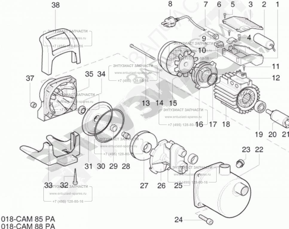 Запчасти для насосной станции MARINA (SPERONI) CAM 88/25 | Все для ...