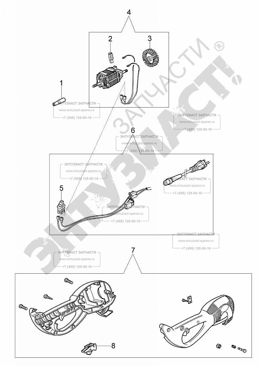 Электрическая схема триммера oleo mac tr111e