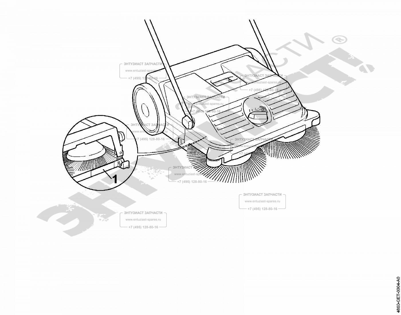 ЗАПЧАСТИ ДЛЯ МАШИНЫ ПОДМЕТАЛЬНОЙ МЕХАНИЧЕСКОЙ STIHL KG 550 (ЗАВОДСКОЙ НОМЕР  АГРЕГАТА) | Все для ремонта инструментов и оборудования - entuziast-spares. ru