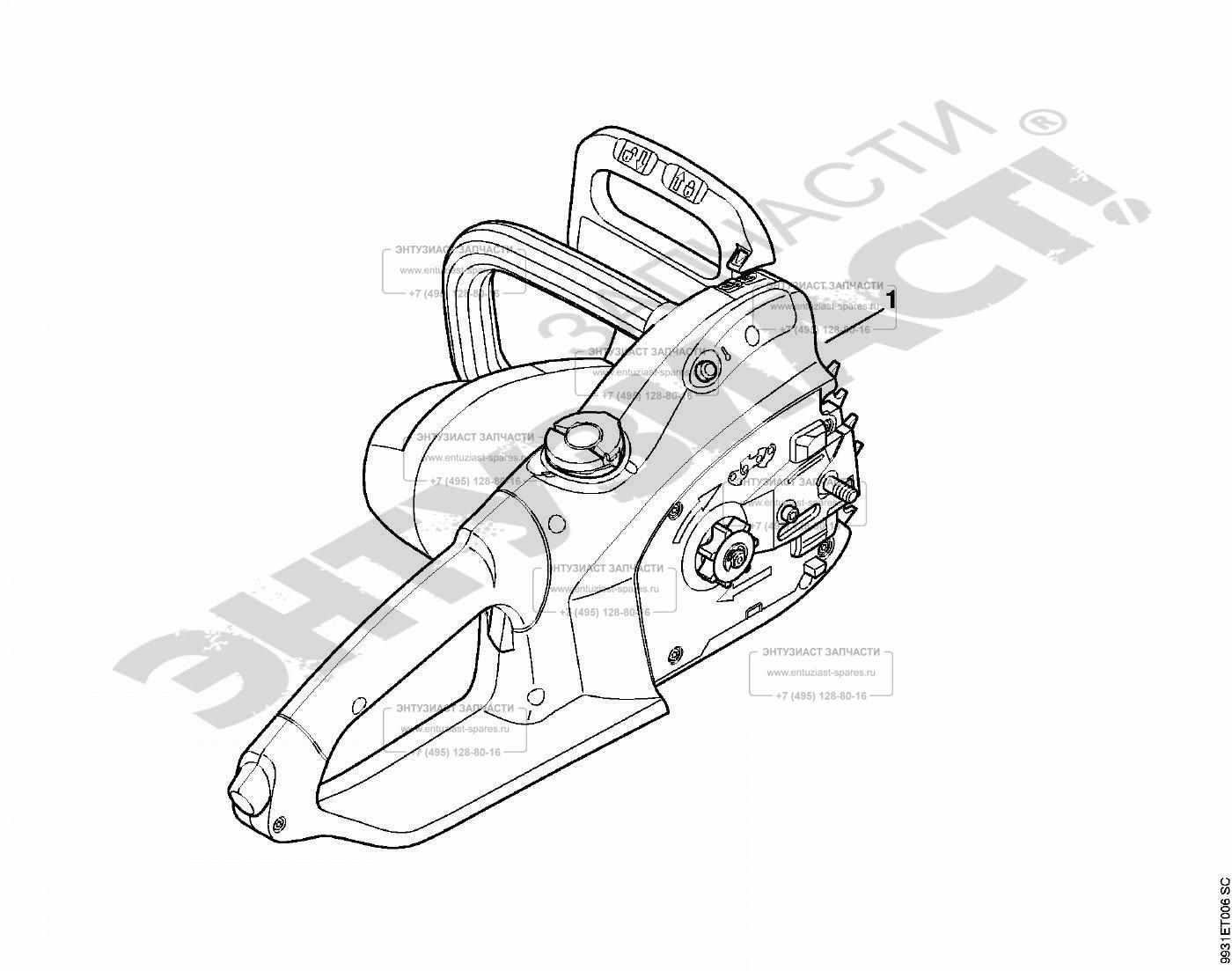 ЗАПЧАСТИ ДЛЯ ПИЛЫ ЦЕПНОЙ ЭЛЕКТРИЧЕСКОЙ STIHL MSE 250 C (ЗАВОДСКОЙ НОМЕР  АГРЕГАТА) | Все для ремонта инструментов и оборудования - entuziast -spares.ru