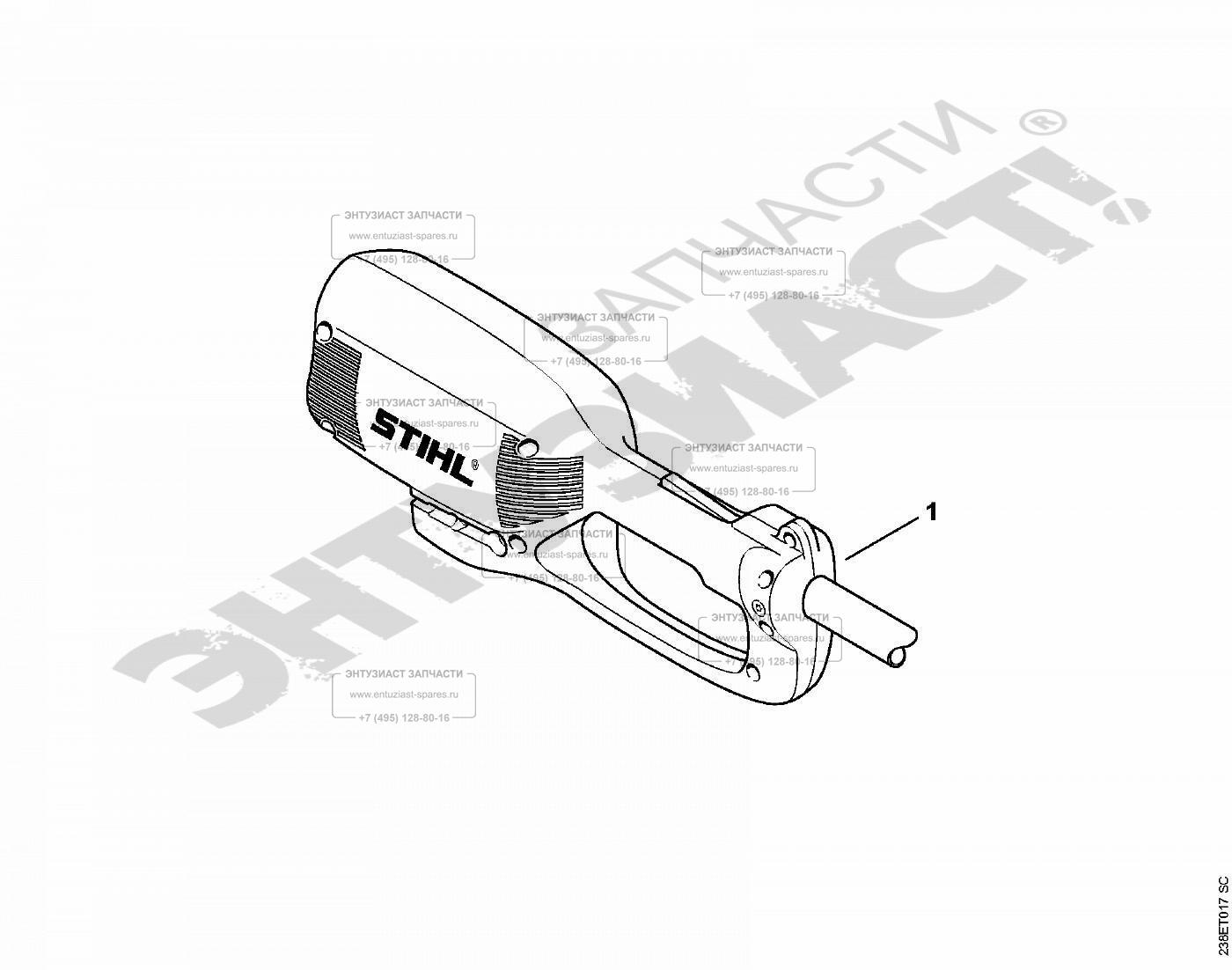 ЗАПЧАСТИ ДЛЯ ТРИММЕРА ЭЛЕКТРИЧЕСКОГО STIHL FSE 60 (ЗАВОДСКОЙ НОМЕР  АГРЕГАТА) | Все для ремонта инструментов и оборудования -  entuziast-spares.ru